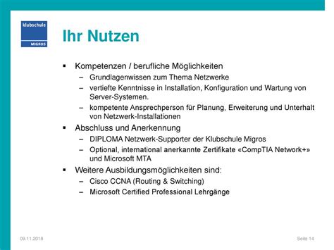 Netzwerk Supporter Mit Diploma Ppt Herunterladen