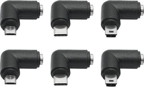 6pcs Dc 55mm X 21mm To Usb Adapter 5v Dc 5521 Female To