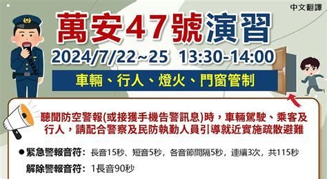 2024年全台萬安演習日期時間、捷運高鐵台鐵規定、人車交通管制懶人包 違規罰多少錢？ 萬安47號演習 220522 Cool3c