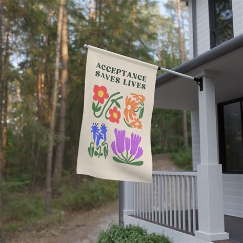 Pride Acceptance Saves Lives House Flag Banner 36X60 - Etsy