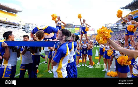 SEPT 2nd, 2023: Cheerleaders celebrating during the Pitt Panthers vs ...