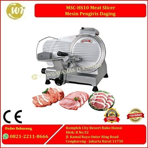 Jual MSC HS10 Meat Slicer Mesin Pengiris Daging FM Di Lapak WMM