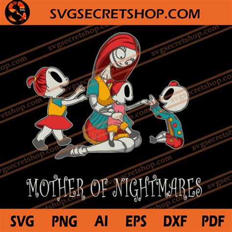 Mother Of Nightmares Svg Nightmare Before Christmas Svg Mother S Day