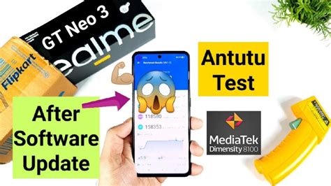 Realme GT Neo 3 Antutu Test Using GT Mode After Software Update