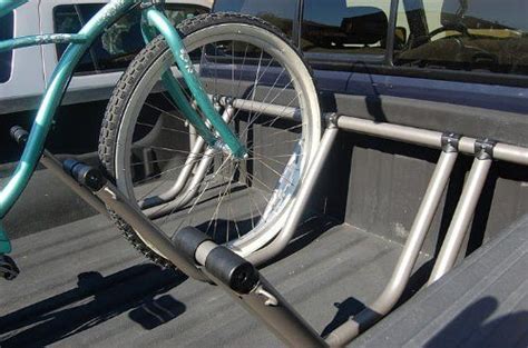 Truck Bed Bike Rack Holds 3 Bikes Bike Panniers And Rack Trunks Sports