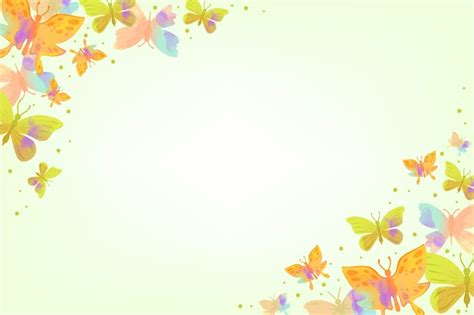 Free Vector | Watercolor butterfly background