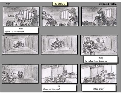 234 Animation: Toy story storyboard