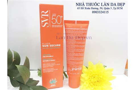 Kem Chống Nắng Trong Suốt Và Không Gây Nhờn Da SVR Sun Secure Fluide