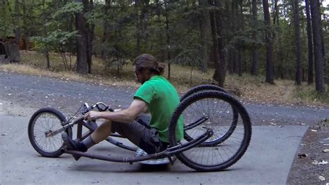 Gpv Gravity Powered Vehicle Off Road Soap Box Three Wheeler Made With Bike Parts Youtube