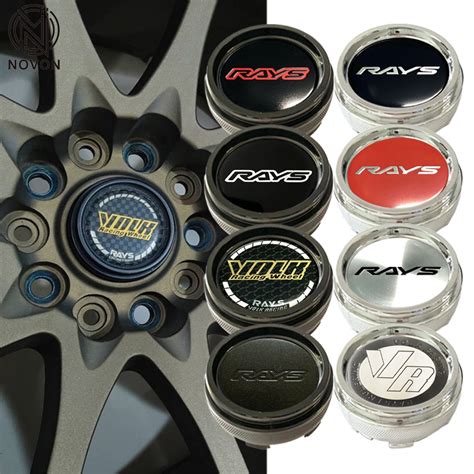 1PC 66mm Rays Center Caps Wheel Rays Volk Wheel Hub Caps Rim Covers Car