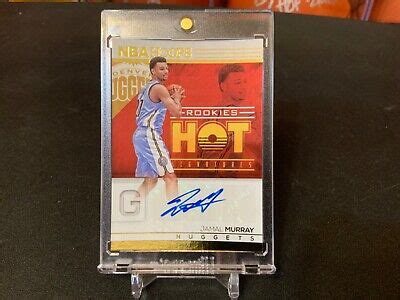 JAMAL MURRAY ROOKIE AUTO RC 2016 17 PANINI NBA HOOPS GOLD ROOKIES HOT