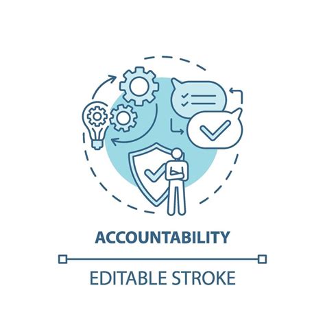 Accountability concept icon 2061977 Vector Art at Vecteezy