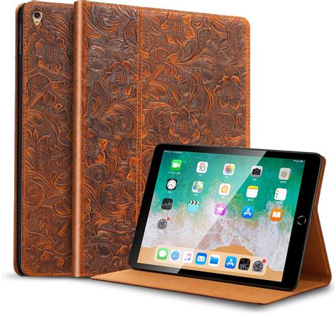 Amazon Gexmil Ipad Air Inch Case Applies Cowhide Folio