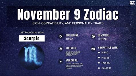 Zodiac Sign For November 9