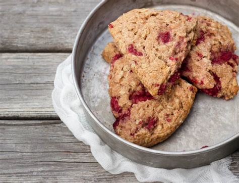 Raspberry Oat Scones Happy Hearted Kitchen