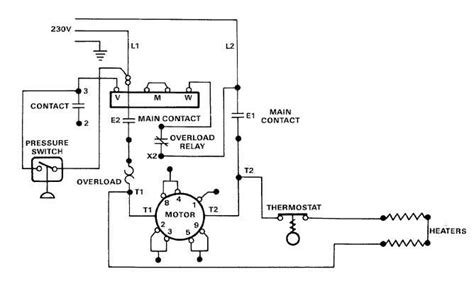 Compressor Motor Wiring Diagram For 220