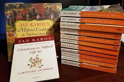 Jan Karon 2 Father Tim 8 Mitford Series 1 Cookbook 1 Snowman Gift Set ...