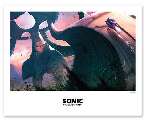 Sonic Team- 'Sonic Frontiers' Concept Art - Limited Ed Premium Print ...