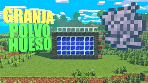 Como Hacer Una Granja De Polvo De Hueso Afk En Minecraft Youtube