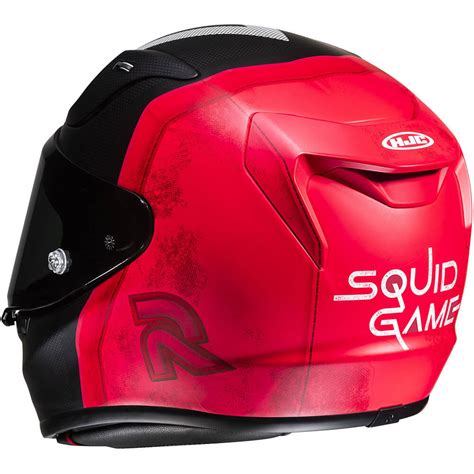 Casco Hjc Rpha Squid Game Netflix Color Negro Rojo Talla M