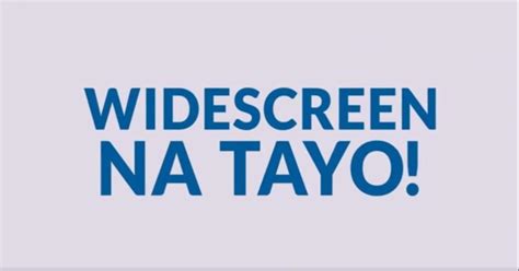 WIDESCREEN NA TAYO KAPUSO GMA Entertainment