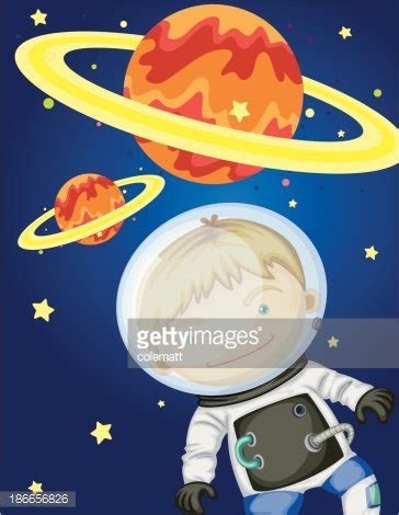 Astronauta En El Espacio Clipart De Stock Royalty Free FreeImages