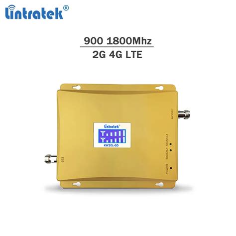 Lintratek GSM Repeater 4G Signal Booster 900 1800Mhz Ampli Mobile Phone