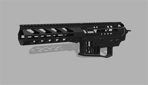 Stl File Skeleton M4 Airsoft Aeg V1 Final Update Old Paar15