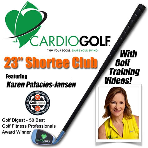 Cardiogolf Shortee Club With Golf Training Videos TII Cardio