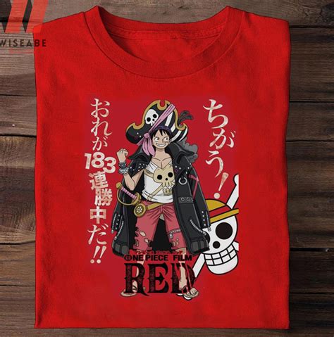 New Luffy Captain At One Piece Film Red Shirt, One Piece Merchandise - Wiseabe Apparels