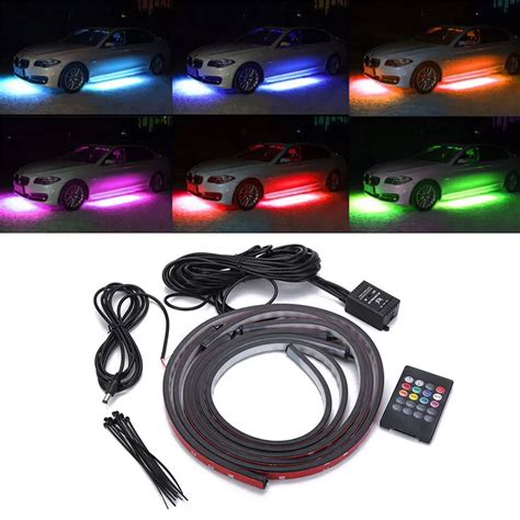 Tira De Luz LED RGB Para Coche Tubo De Alta Potencia Bajo Consumo