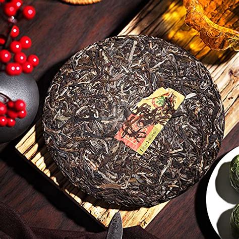 Té Pu erh crudo clásico de 12 6 onzas pastel de té Puerh fermentado