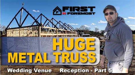 Huge Metal Truss Install Youtube