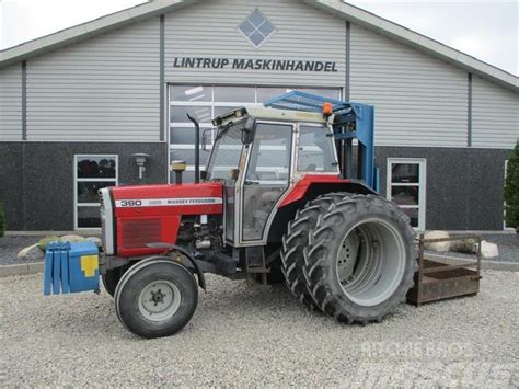 Massey Ferguson 390 Med Steens Byggelift 1990 Lintrup Danmark Begagnade Traktorer