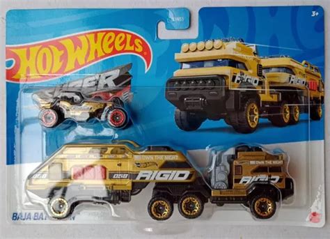 Hot Wheels Trailer Super Rigs baja Battalion Envío gratis