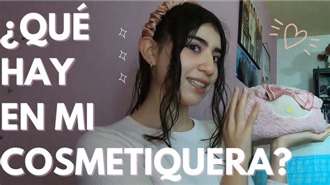 Que Hay En Mi Cosmetiquera Escolar Asmr No Music Youtube