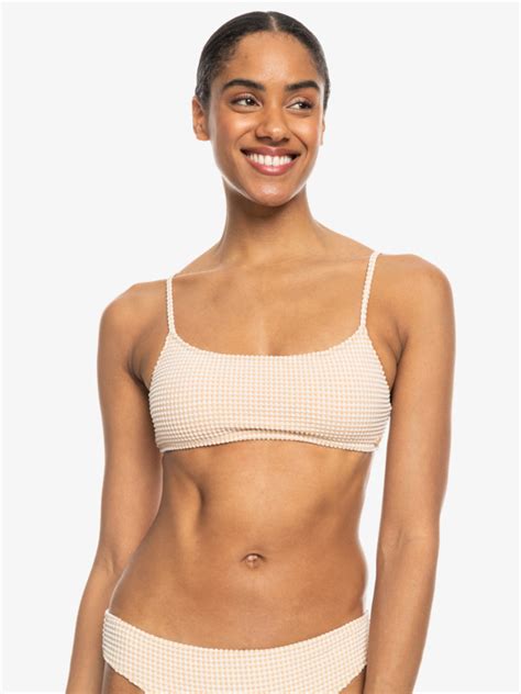 Gingham Haut De Bikini Bralette Pour Femme Roxy