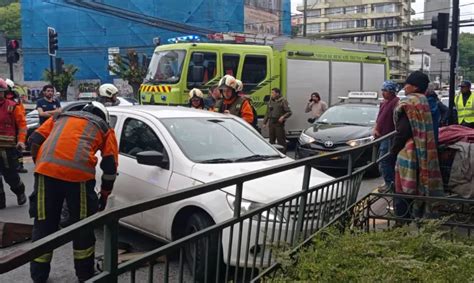 Colisi N En El Centro De Puerto Montt Dej Una Persona Lesionada Y Una