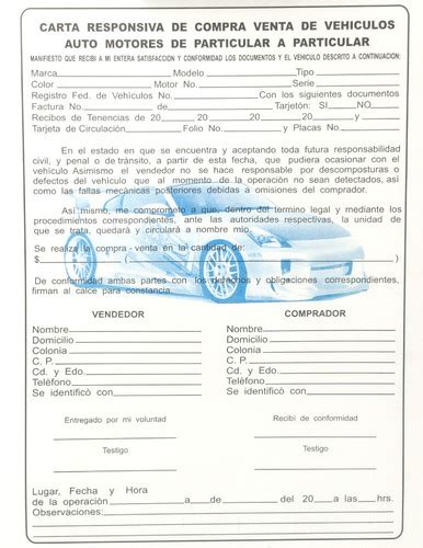 Ejemplos De Carta Responsiva De Compra Venta De Auto The Best Porn