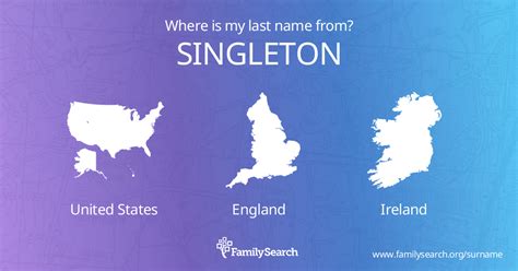 Singleton Name Meaning and Singleton Family History at FamilySearch