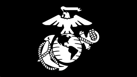 Usmc Logo Black And White