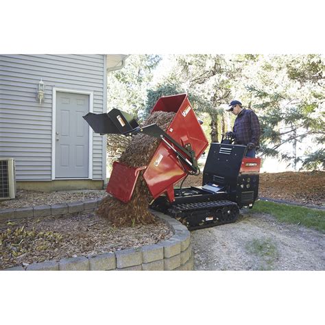 Nortrac 20mth Mini Compact Track Hauler With Hydraulic Shovel — 688cc 20 8 Net Hp Gas Powered