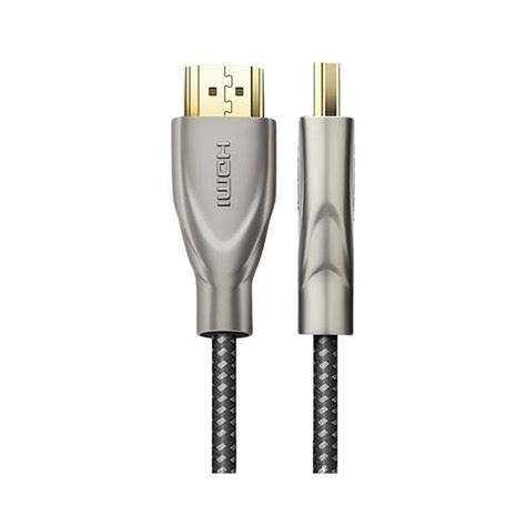 Cáp HDMI 1 5m Ugreen 50108 Carbon chuẩn 4K 60MHz mạ vàng cao cấp