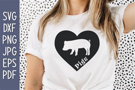 Love Pigs Svg