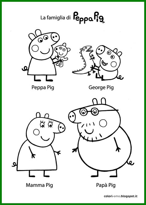 Peppa Pig Friends Coloring