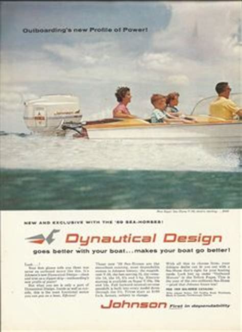 Vintage Johnson Outboard Motor Ads Ideas Outboard Motors Outboard