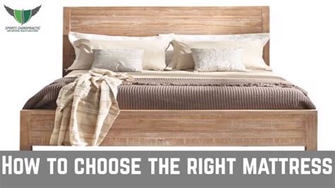 How To Choose The Right Mattress Youtube