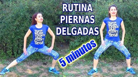 Piernas Delgadas y Glúteos Firmes en 5 minutos Rutina Principiantes