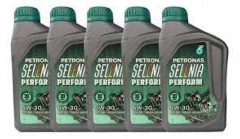 Óleo Petronas Selenia Perform 5W30 API SP PLUS 100 SINTÉTICO KIT CARRO