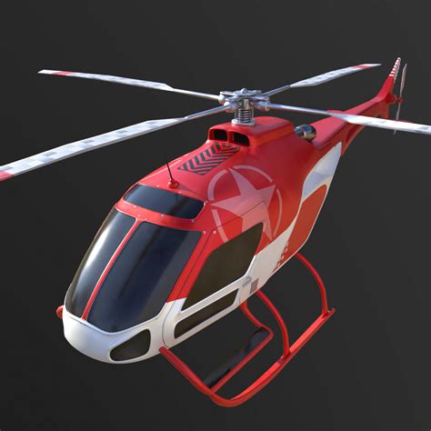 Artstation Helicopter 3d Model [ Znanye ]